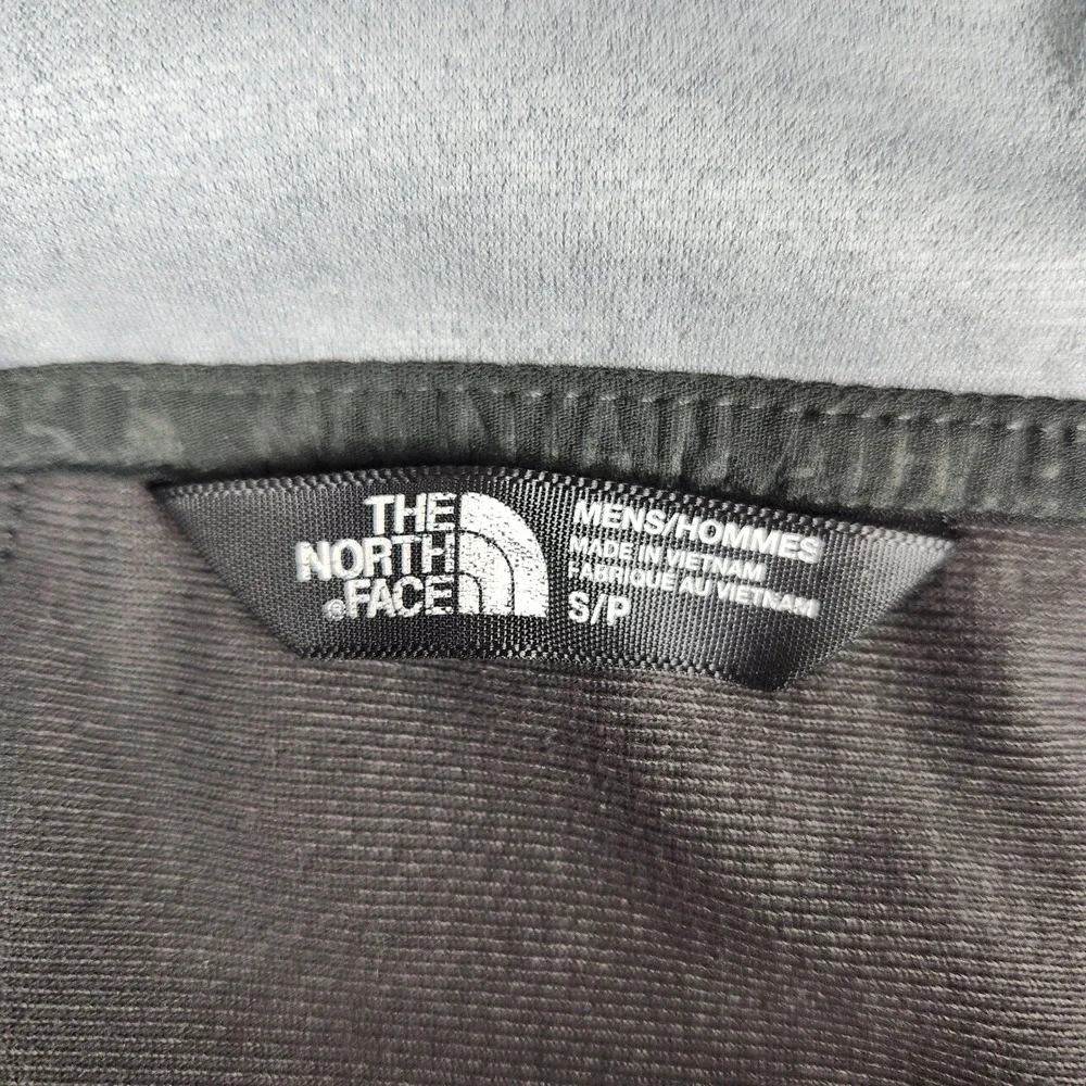 The North Face Hoodie Mens S Black Grey Full Zip Technical Jacket Thumbholes